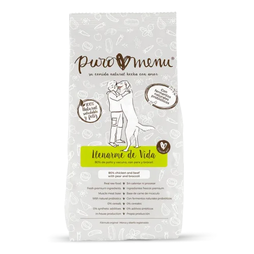 PuroMenu Llenarme de Vida (Vacuno y Pollo)