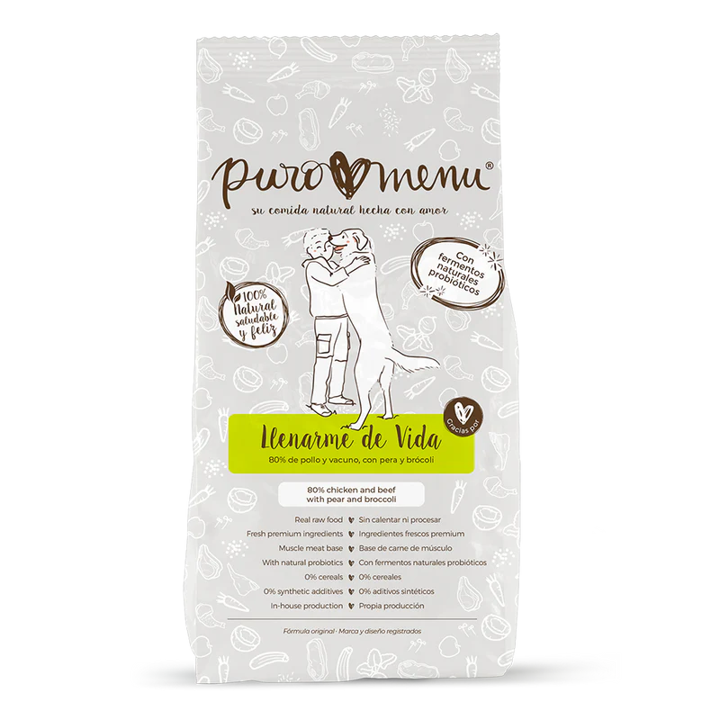 PuroMenu Llenarme de Vida (Vacuno y Pollo)