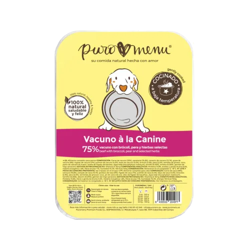 PuroMenu Vacuno à la Canine